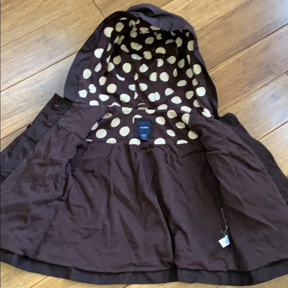 BABY GAP Girls Spring Flare Jacket Brown sz 5